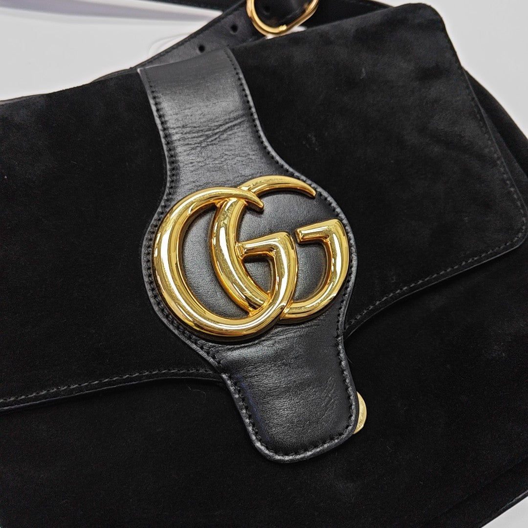 Arli Medium Suede Black