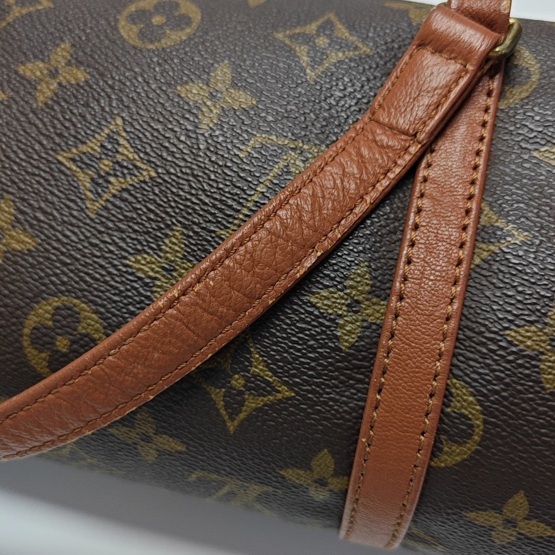 PAPILLON 30 Monogram Coated Canvas Brown