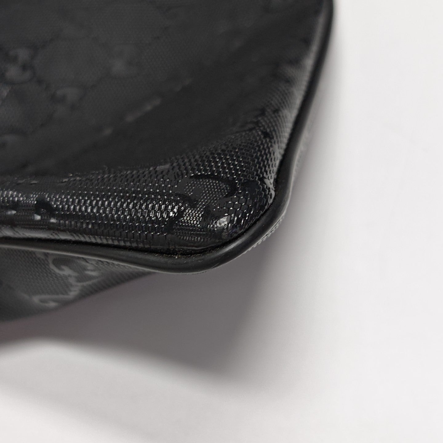 GG Imprime Monogram Coated Canvas Black