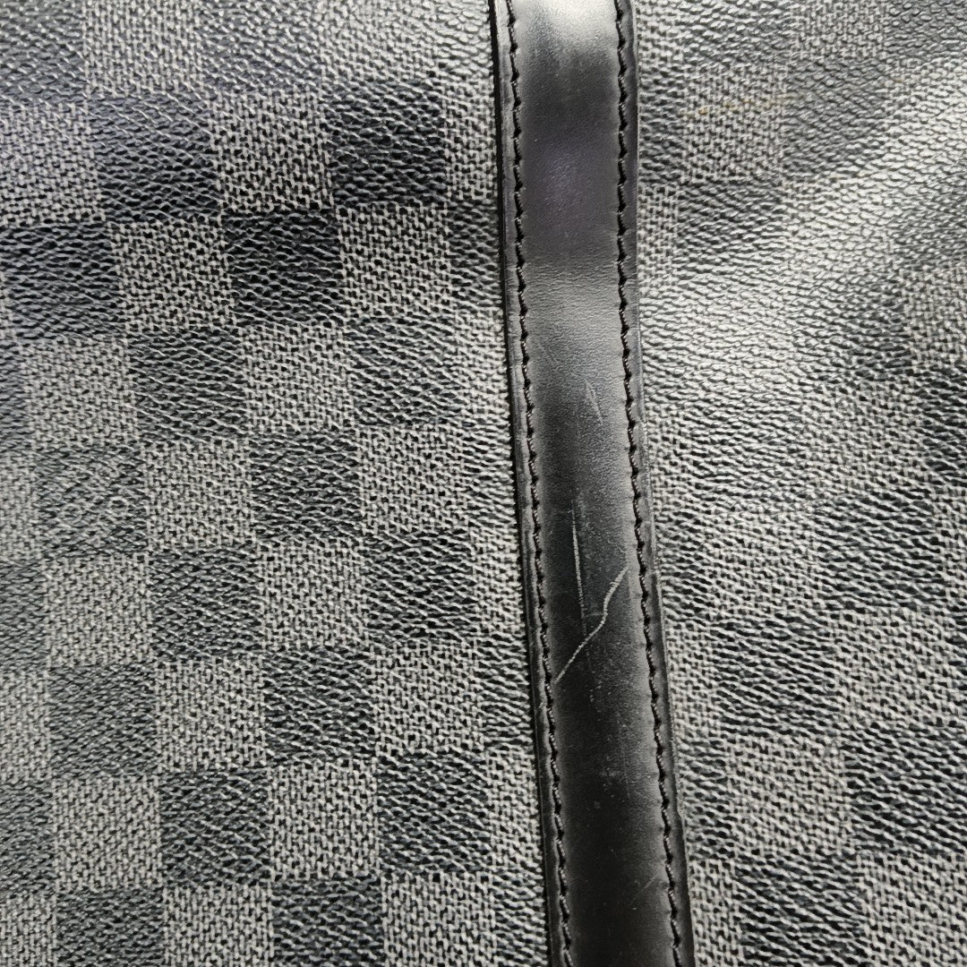 TADAO MM Damier Graphite Coated Canvas Gray