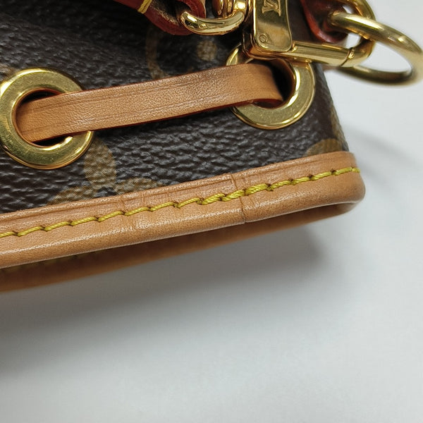 NOÉ Nano Monogram Coated Canvas Brown