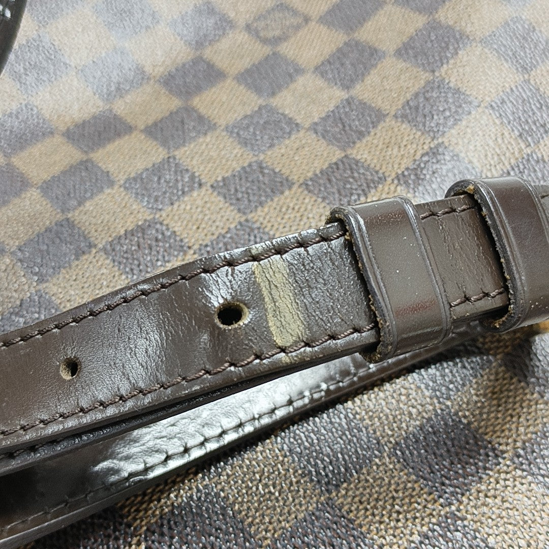 BLOOMSBURY PM Damier Ebene Coated Canvas Brown