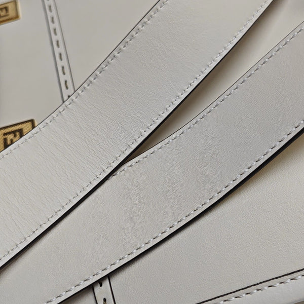 Sunshine Medium Calfskin White