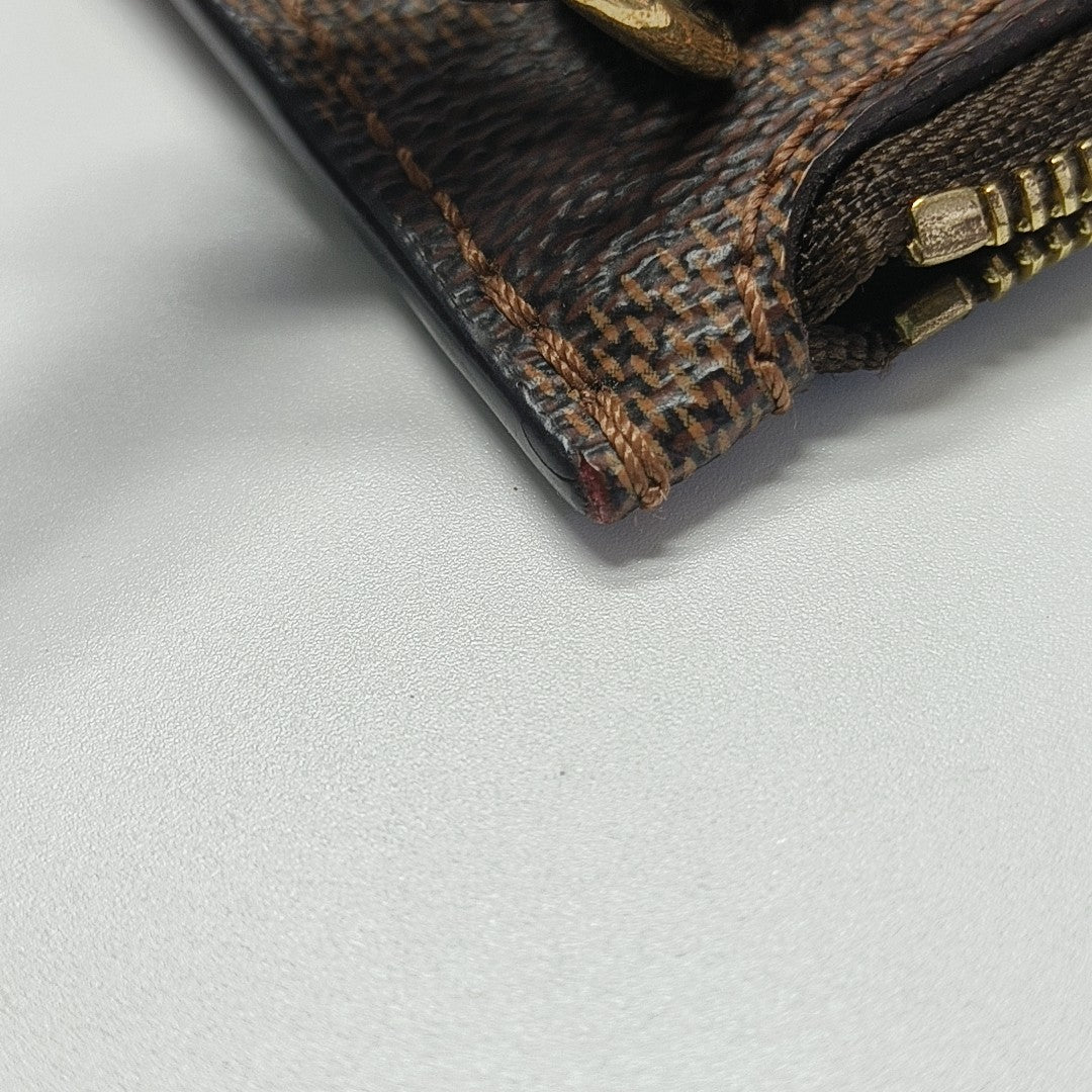 NEVERFULL MM Damier Ebene Coated Canvas Brown