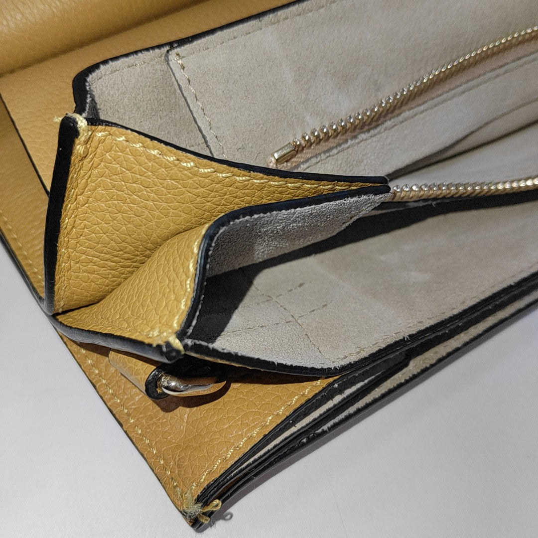 Faye Medium Calfskin Yellow