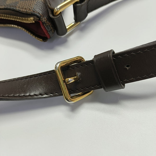 BLOOMSBURY PM Damier Ebene Coated Canvas Brown