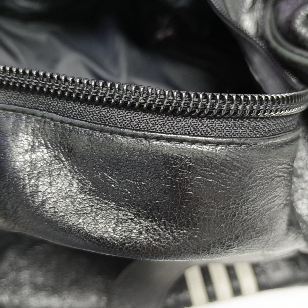 Lambskin Shoulder Bag Black