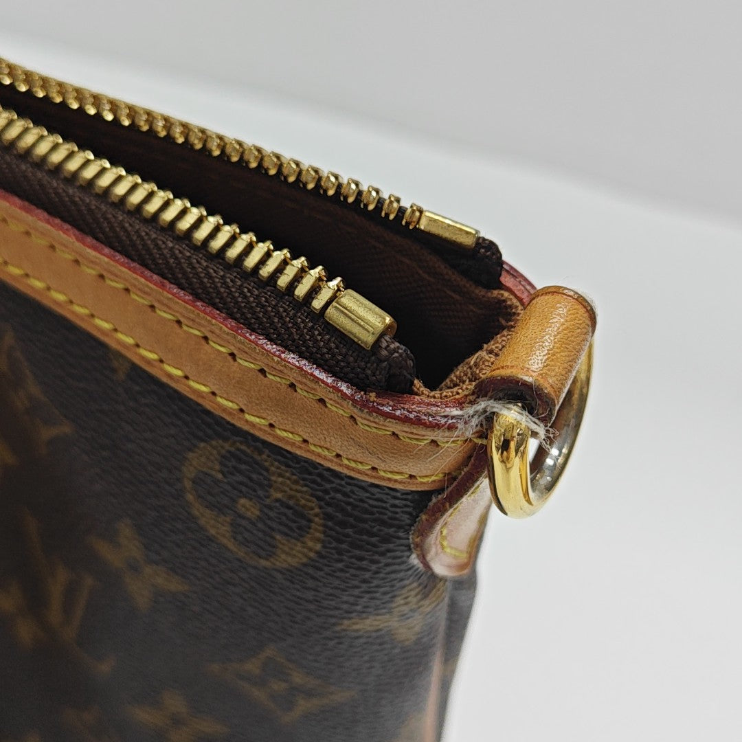 PALERMO PM Monogram Coated Canvas Brown