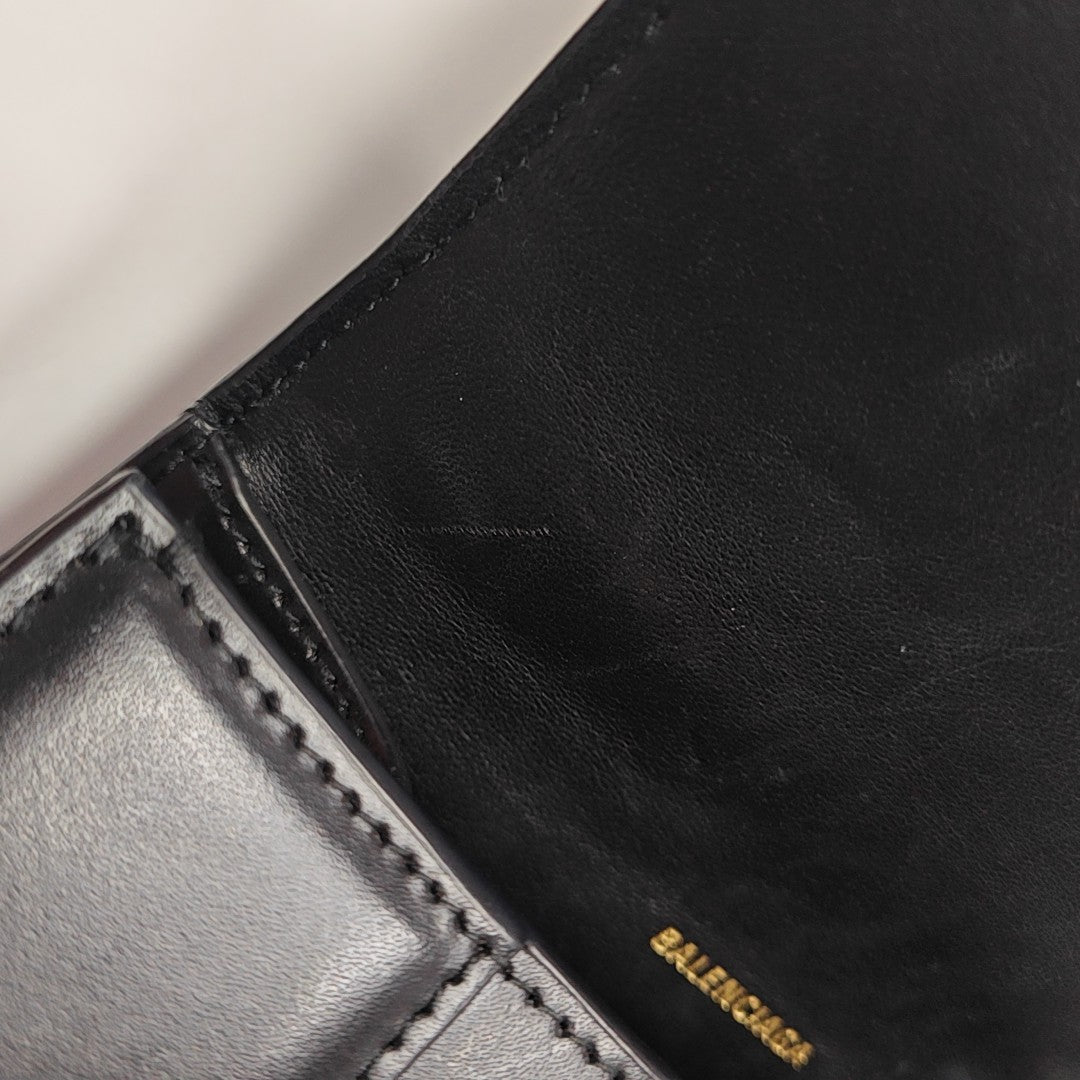 Hourglass XS Calfskin Black