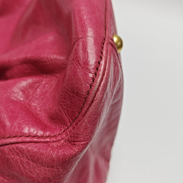 Miu Coffer Calfskin Red