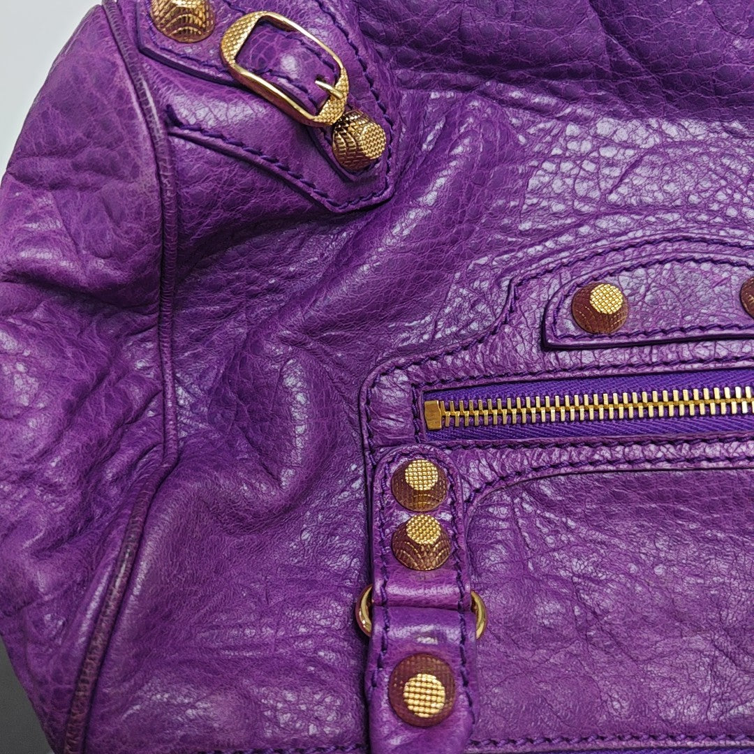 Classic City Mini Lambskin Purple