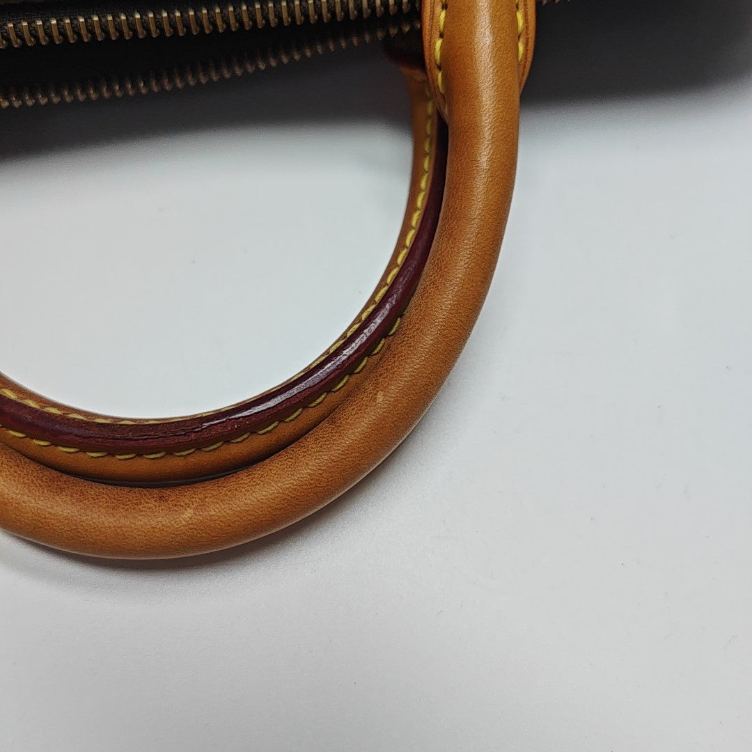 SPEEDY 30 Monogram Coated Canvas Brown