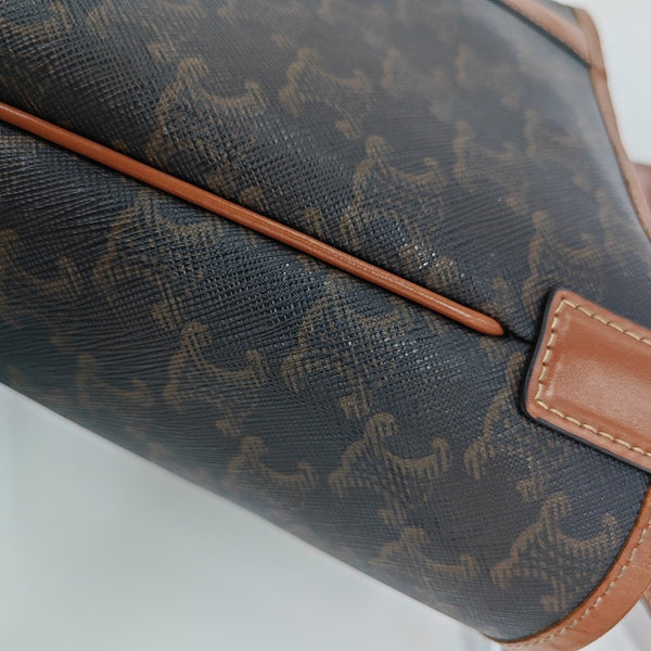 TRIOMPHE CANVAS Small Coated Canvas Brown