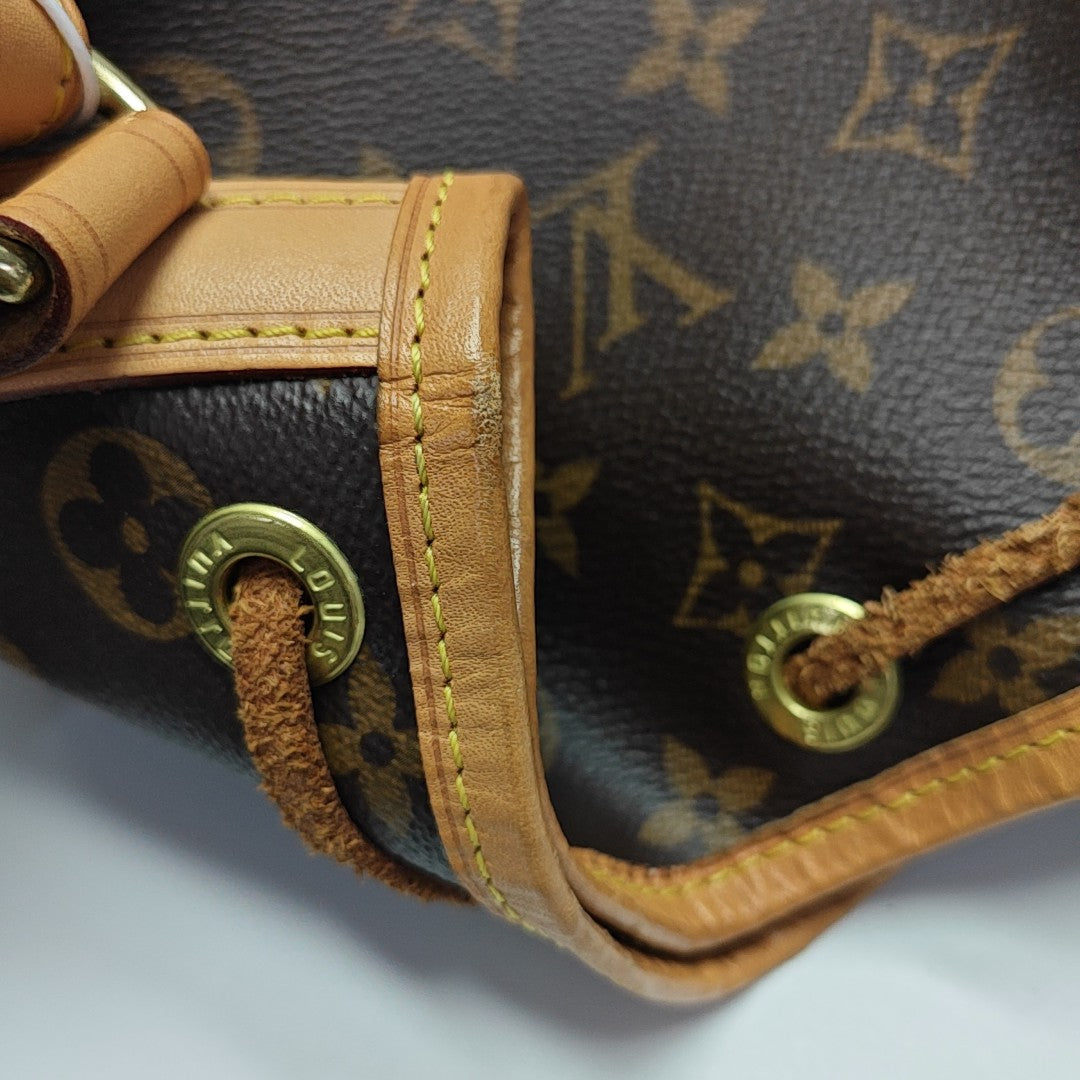 NOÉ BB Monogram Coated Canvas Brown