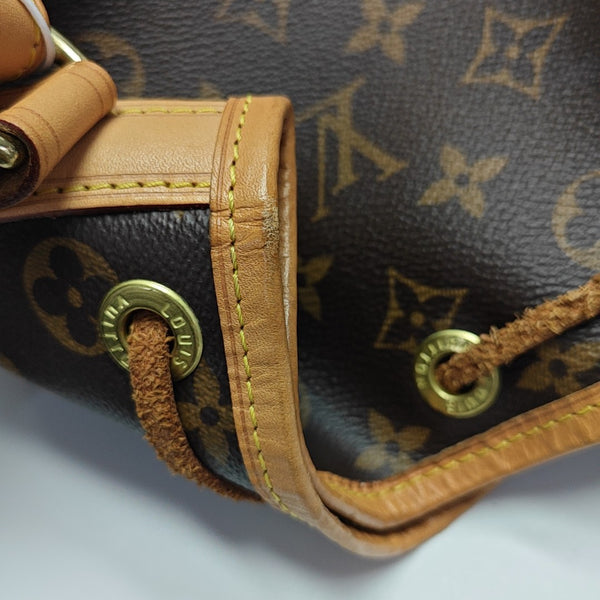 NOÉ BB Monogram Coated Canvas Brown
