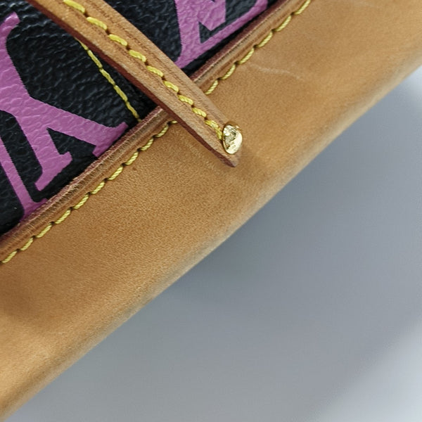 LV × TM URSULA Monogram Coated Canvas Black