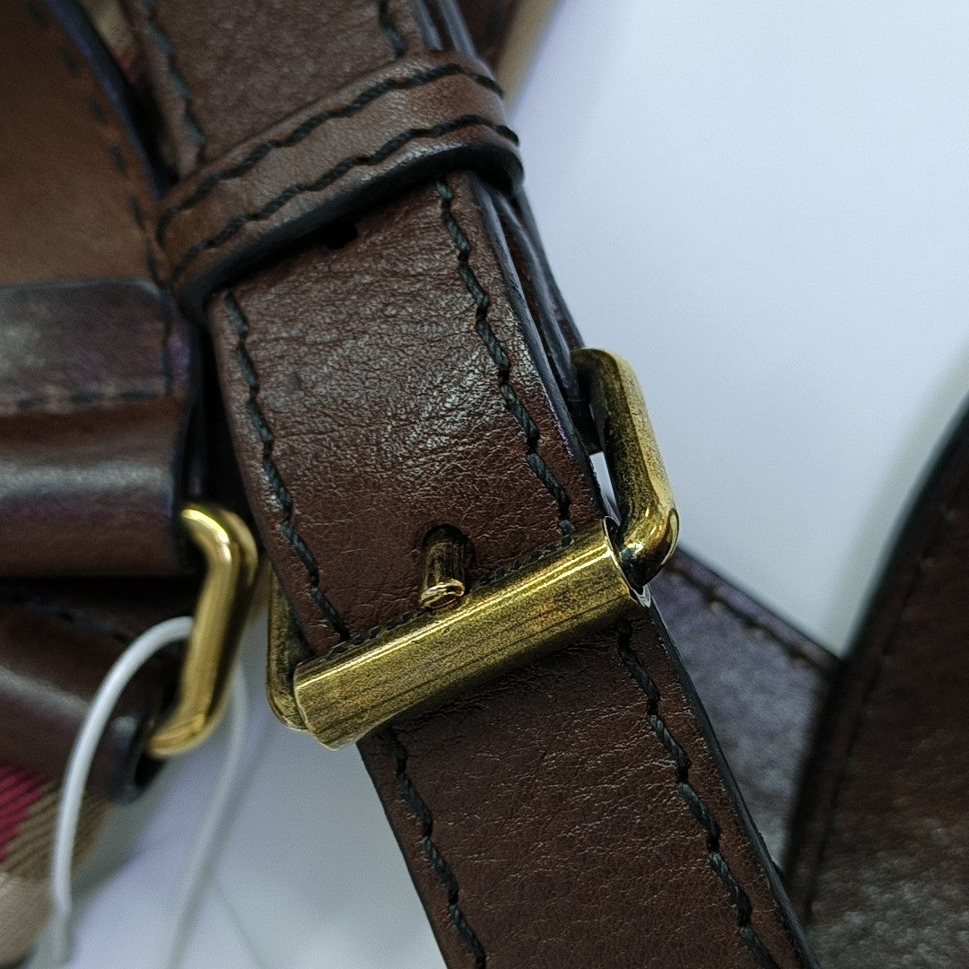 Canvas Shoulder Bag Brown