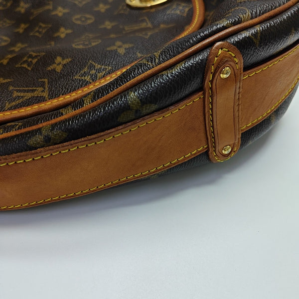 TULUM GM Monogram Coated Canvas Brown