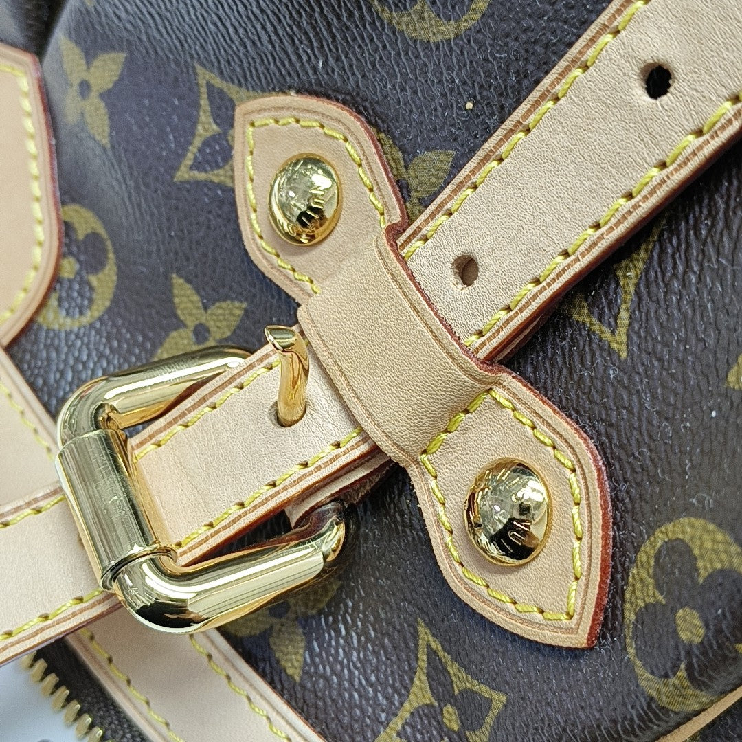 TIVOLI GM Monogram Coated Canvas Brown