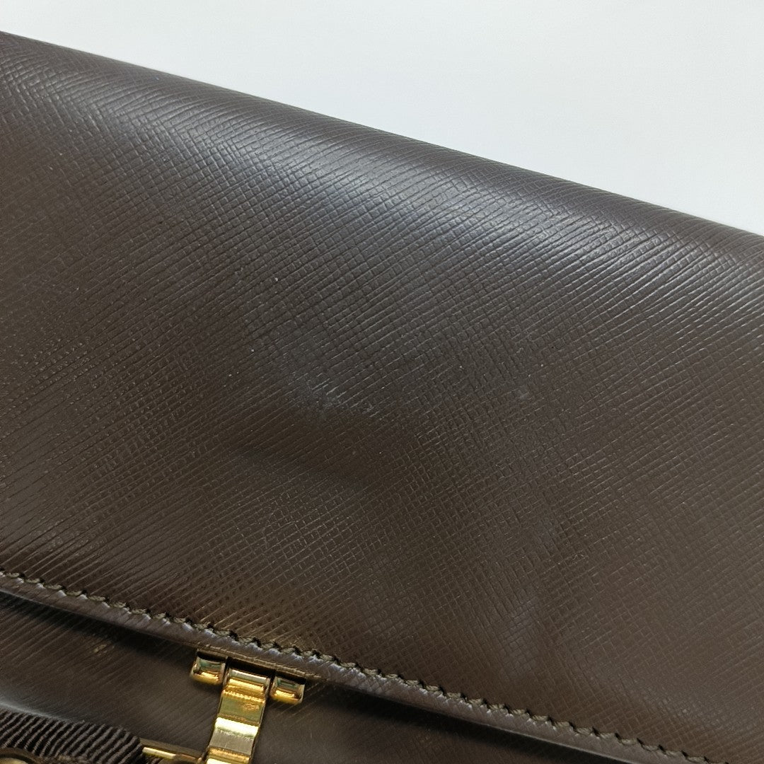 Ginny Calfskin Brown Wallet