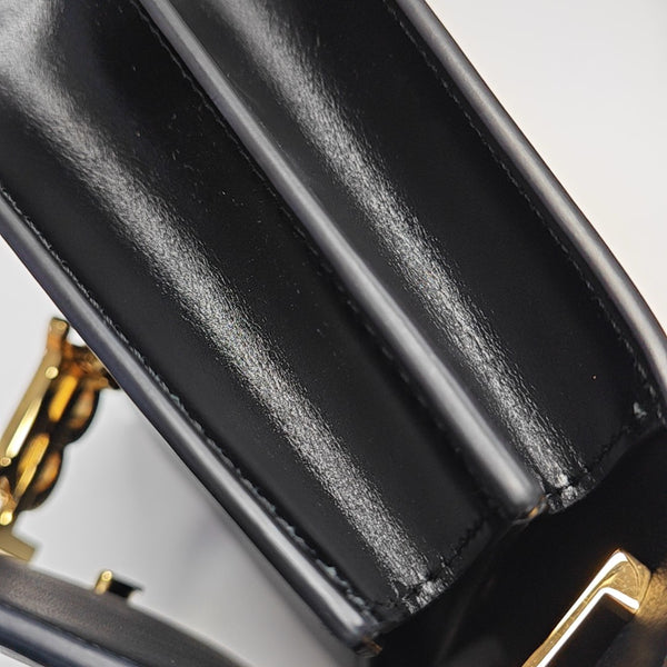 TB Small Calfskin Black