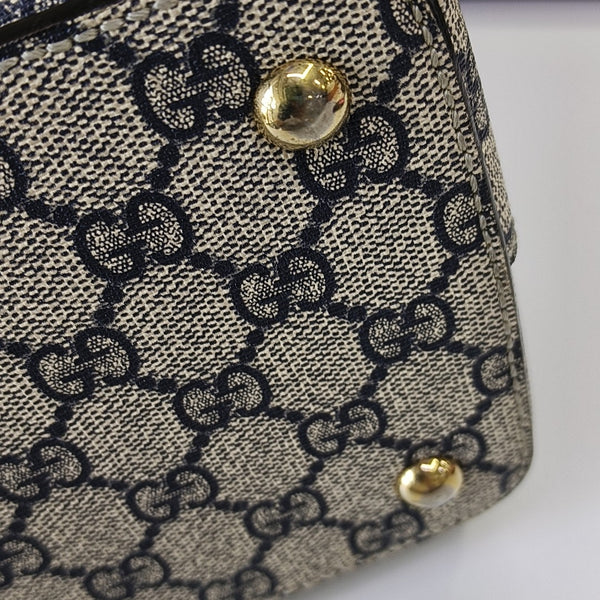 GG Blooms Monogram Coated Canvas Beige