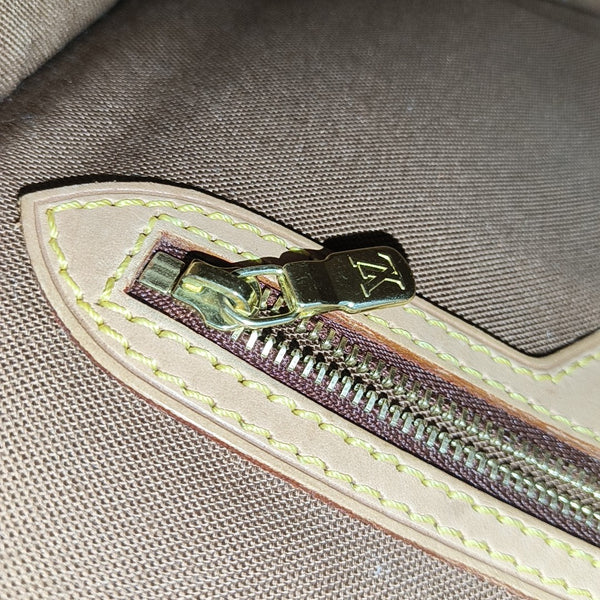 SOLOGNE PM Monogram Coated Canvas Brown