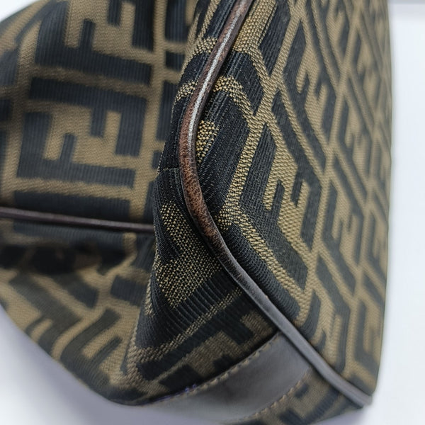 Canvas Top Handle Bag Brown