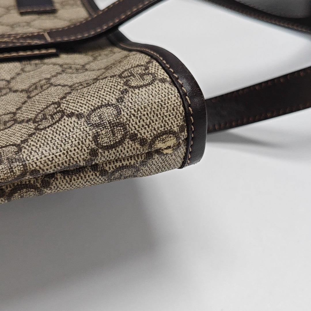 Monogram Coated Canvas Brown