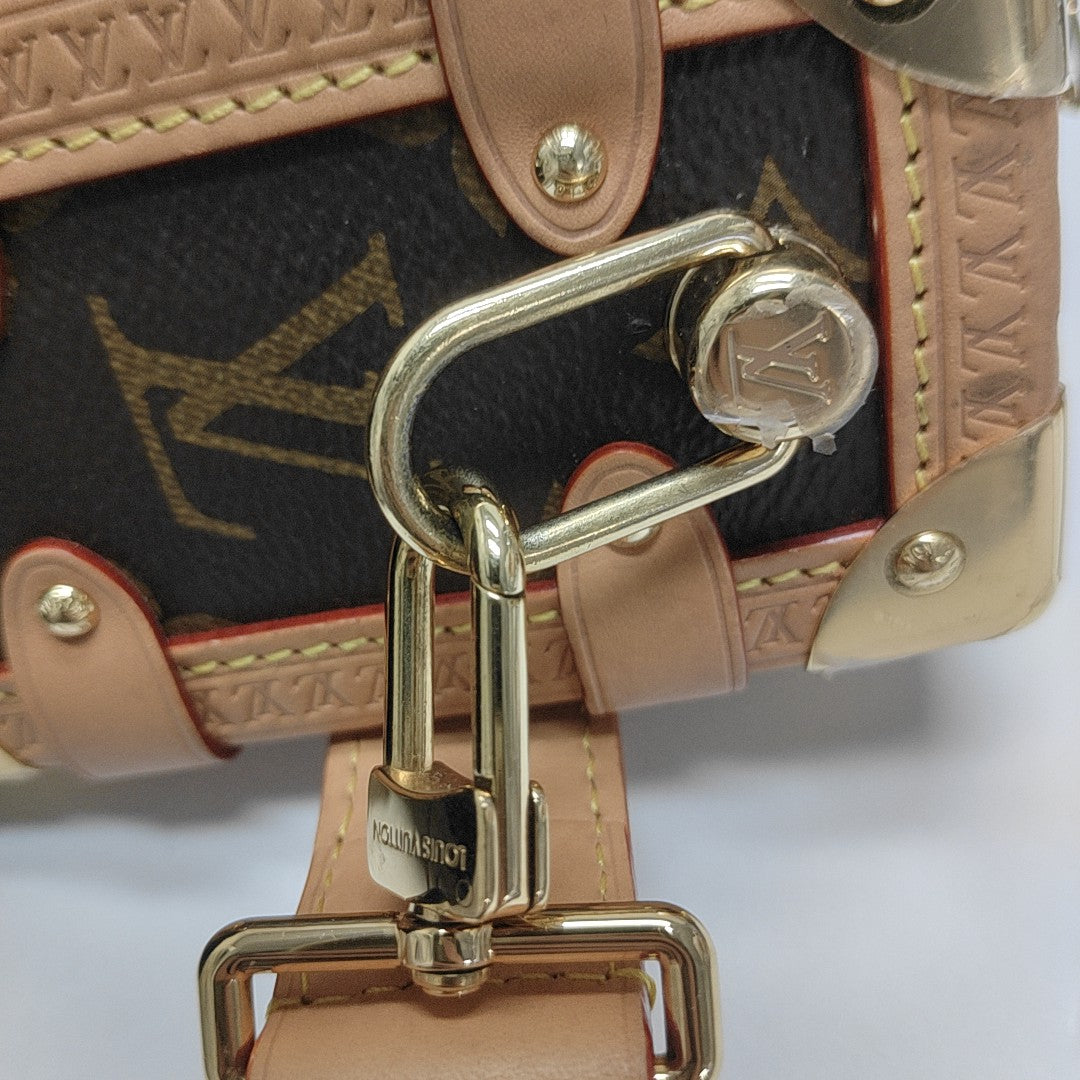SIDE TRUNK PM Monogram Coated Canvas Brown