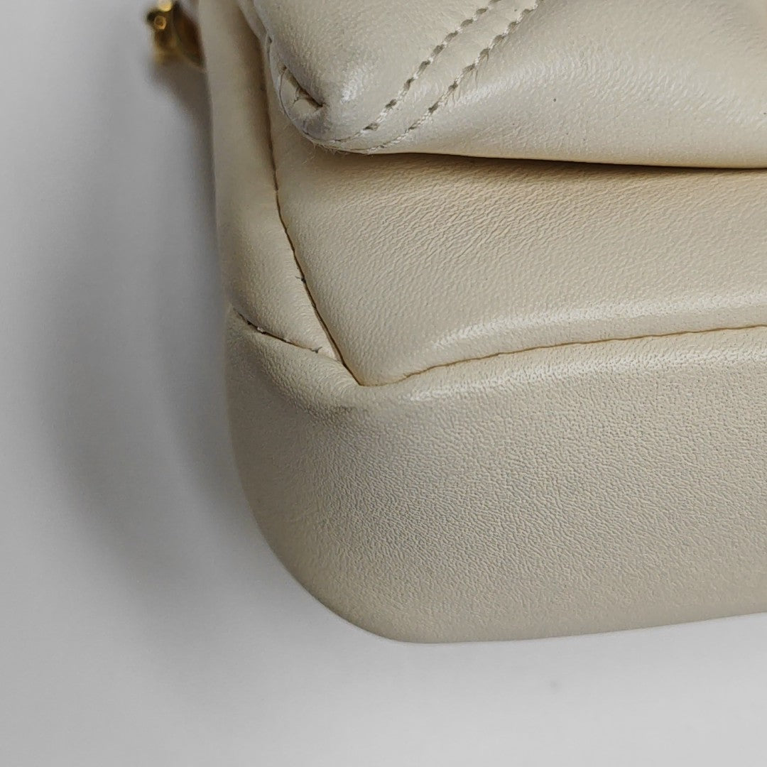 SERPENTI CABOCHON Quilted Calfskin Beige