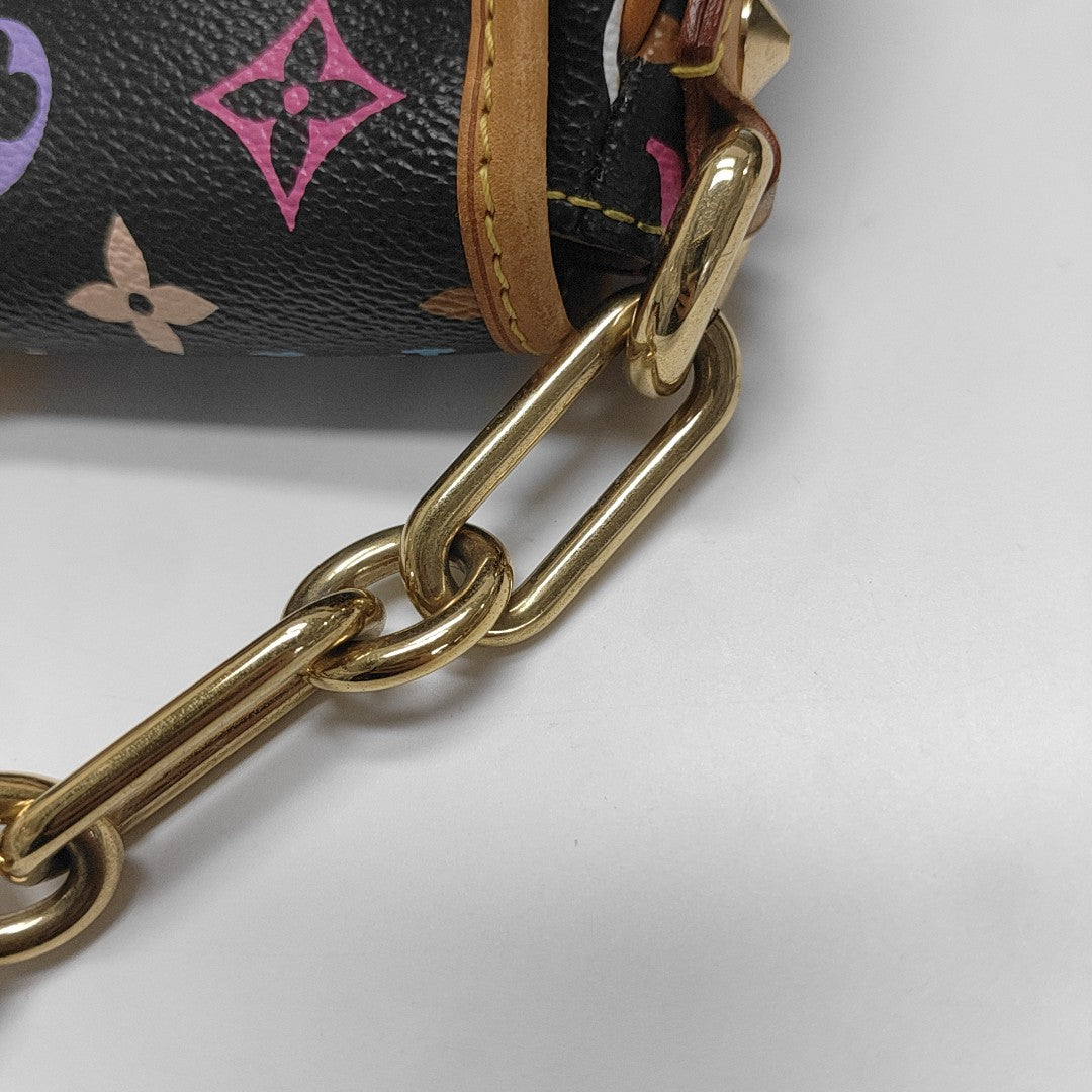 LV × TM ANNIE Monogram Coated Canvas Black