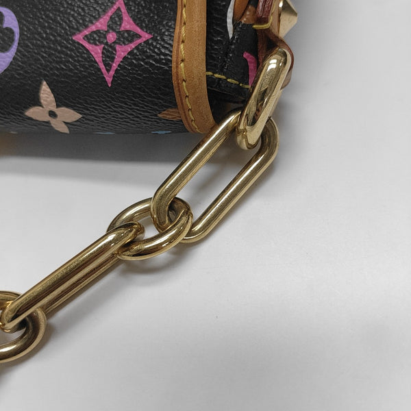 LV × TM ANNIE Monogram Coated Canvas Black