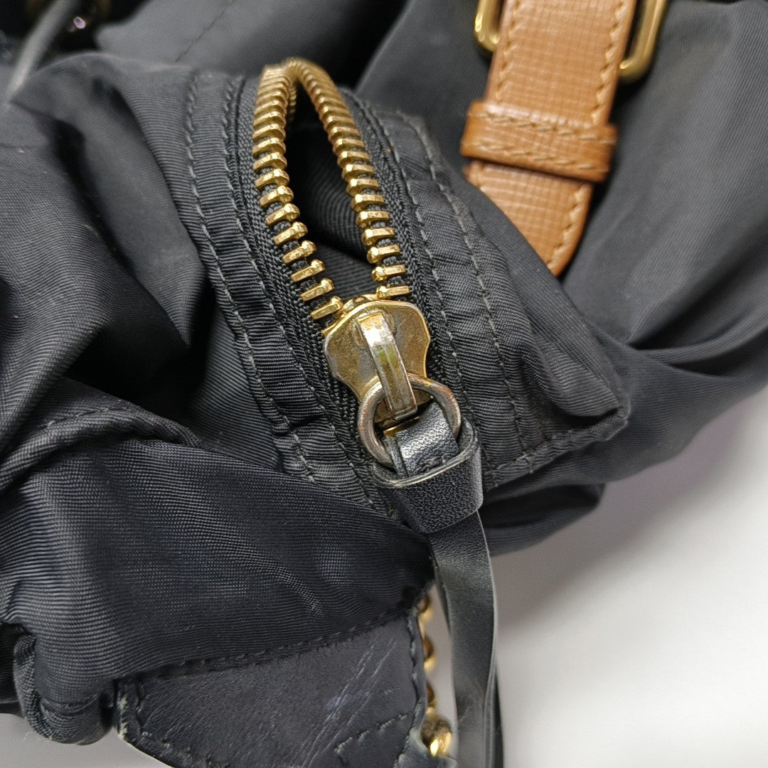 The Rucksack Nylon Black