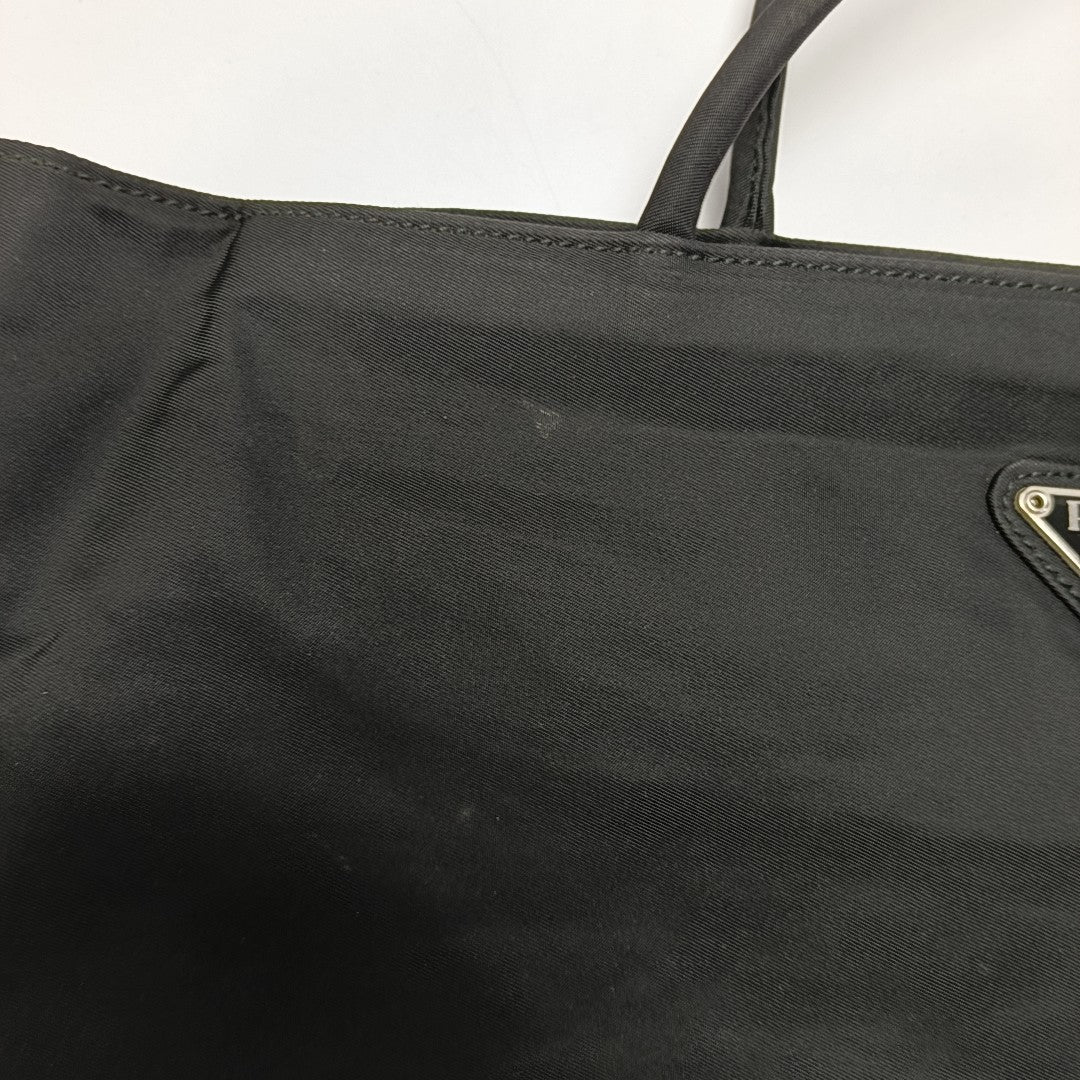 Nylon Shoulder Bag Black