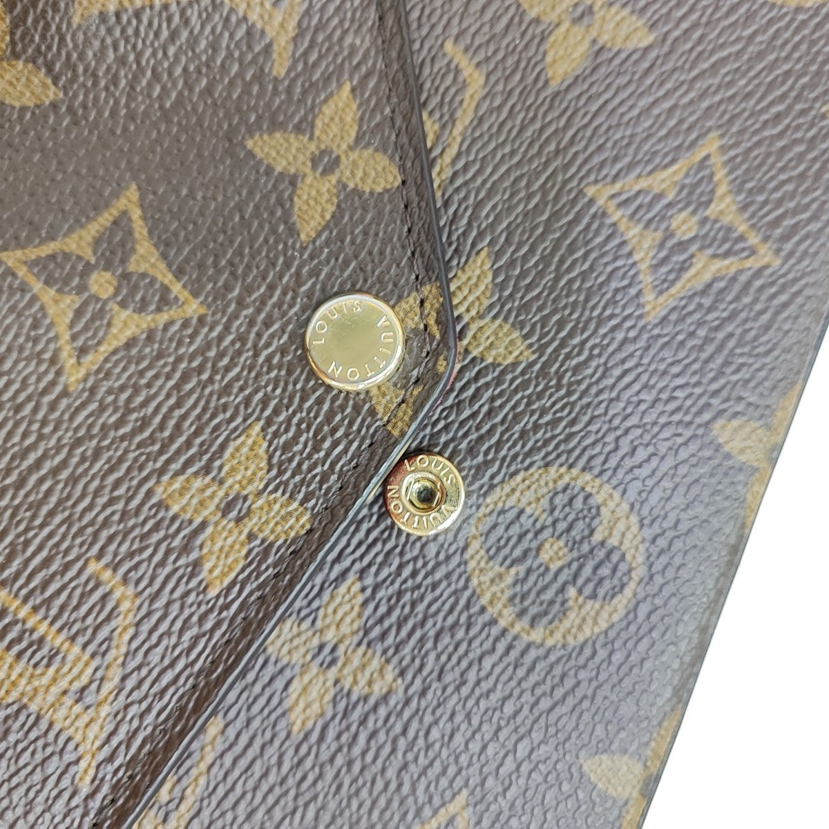 SARAH Monogram Coated Canvas Brown