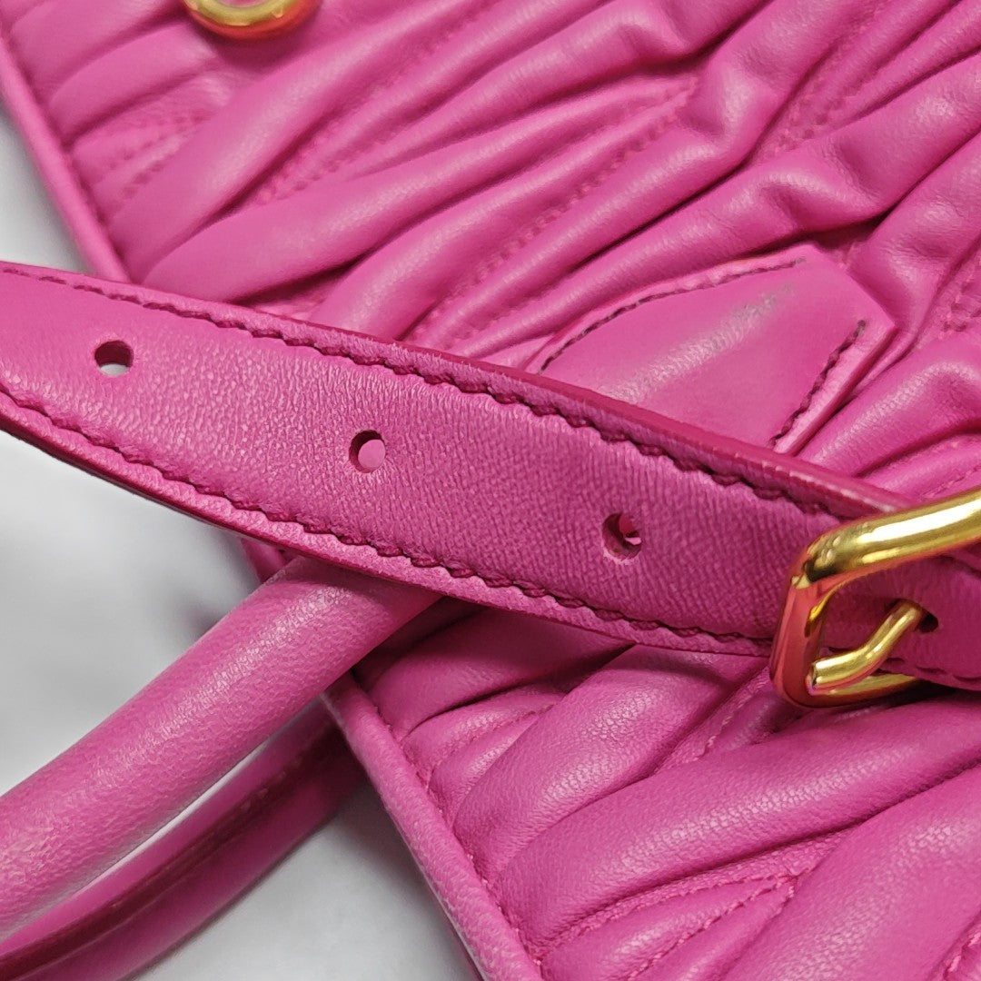 Avenue Quilted Lambskin Pink