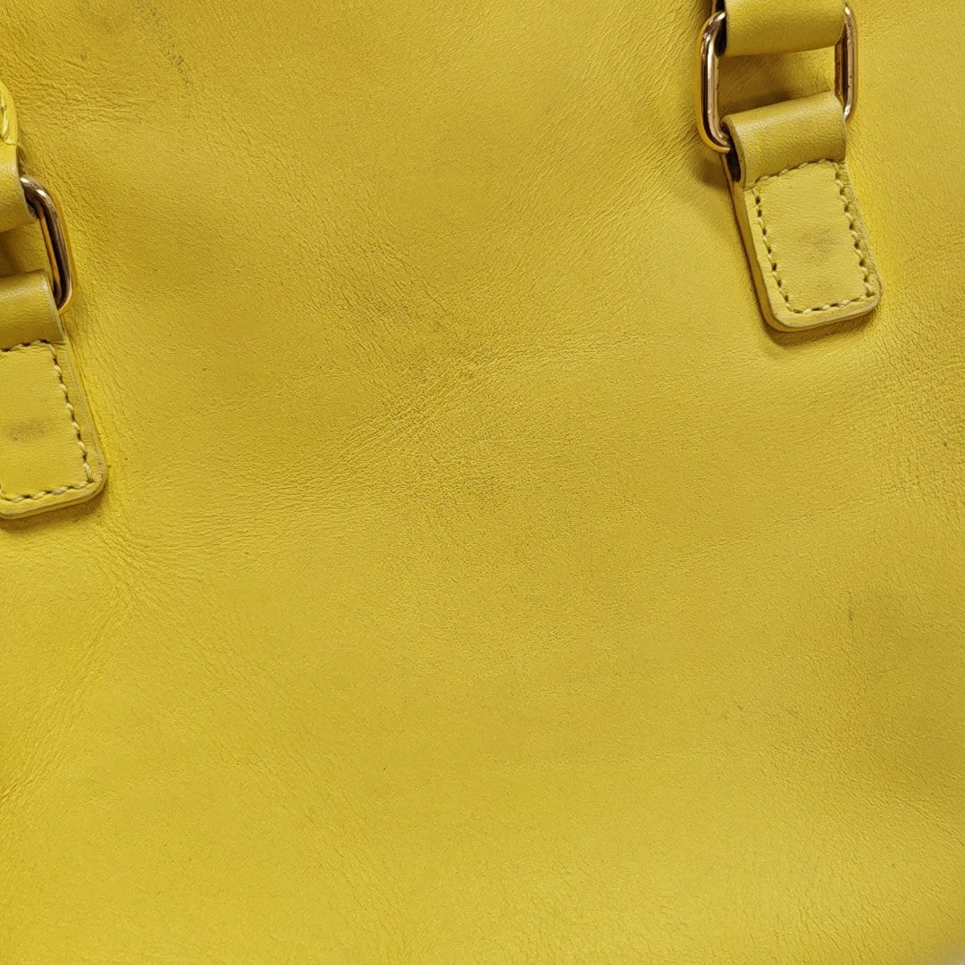 DUFFLE Calfskin Yellow