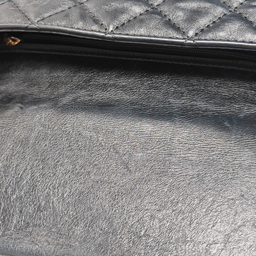 TRENDY CC Quilted Calfskin Black