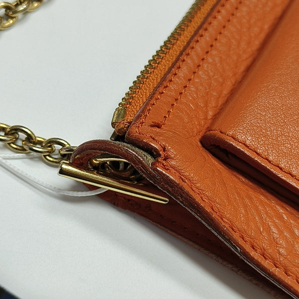 Calfskin Crossbody Bag Orange