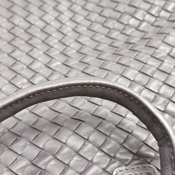 Lambskin Shoulder Bag Gray