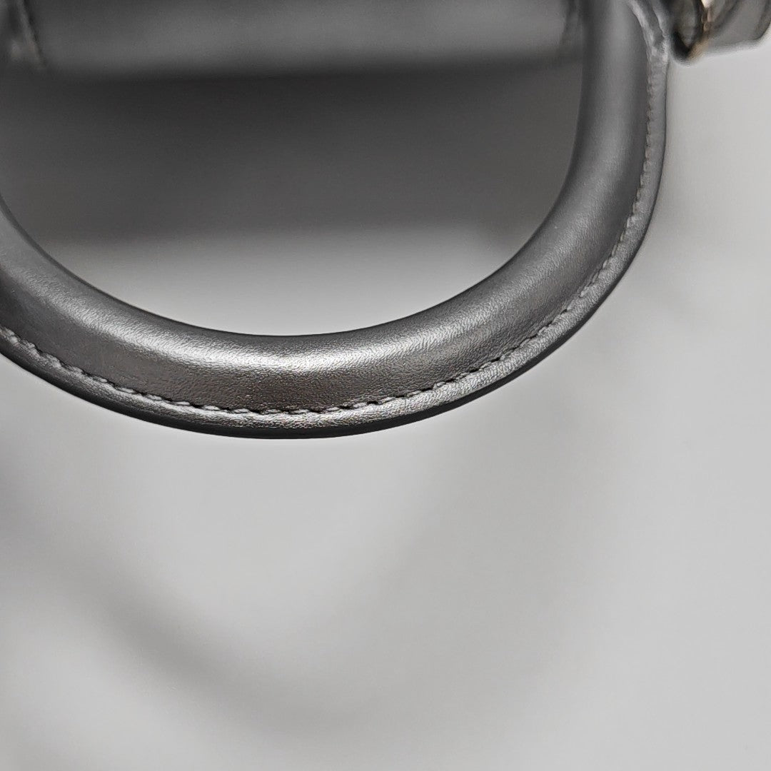 Hourglass S Calfskin Silver