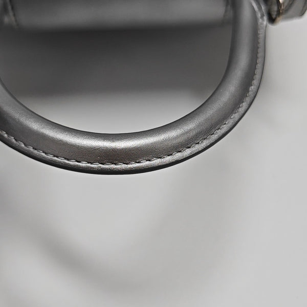 Hourglass S Calfskin Silver