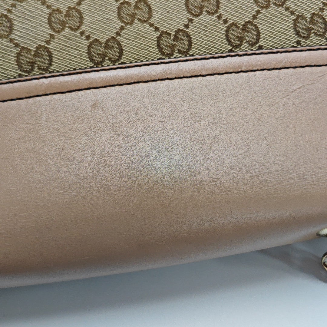 Emily Chain Monogram Fabric Brown
