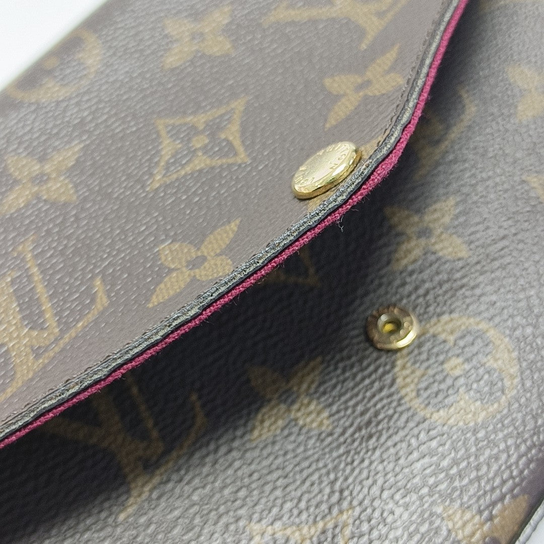 FÉLICIE Monogram Coated Canvas Brown