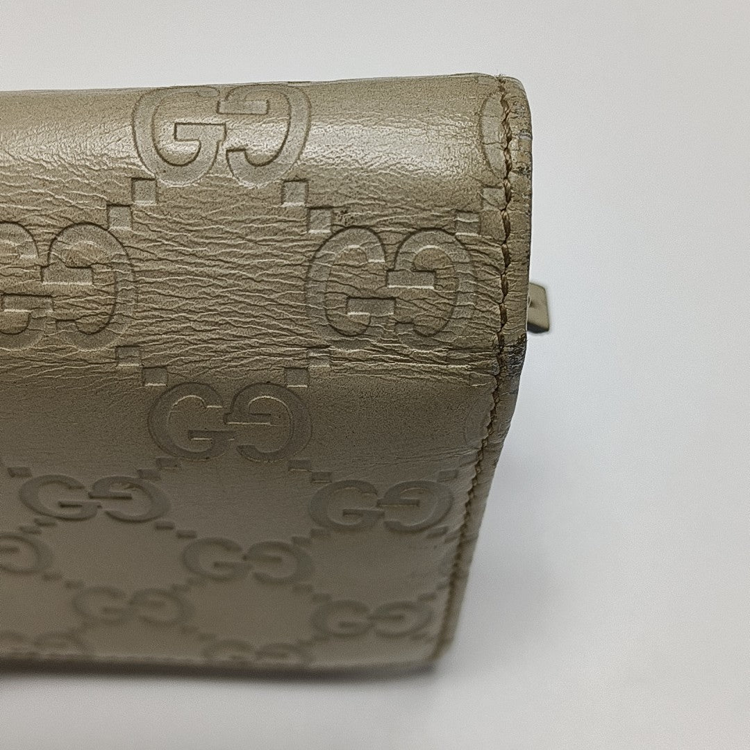 Monogram Calfskin Top Handle Bag Beige