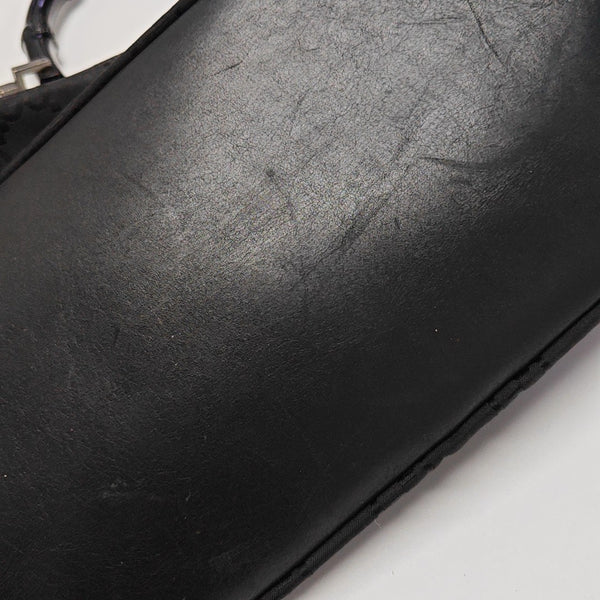 Monogram Canvas Top Handle Bag Black
