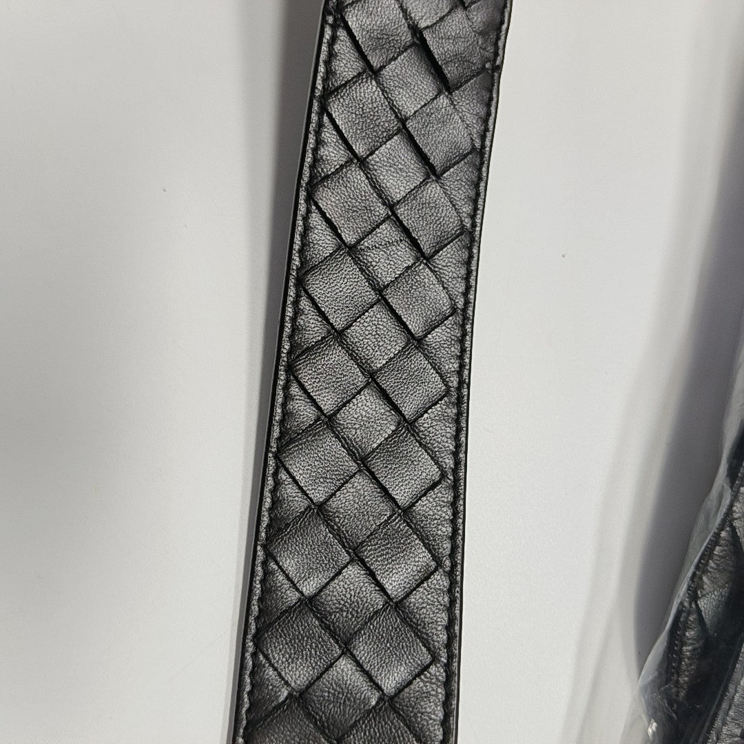 Lambskin Shoulder Bag Gray