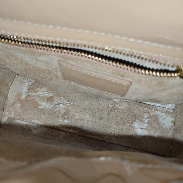 Lady Dior Mini Cannage Patent Leather Pink