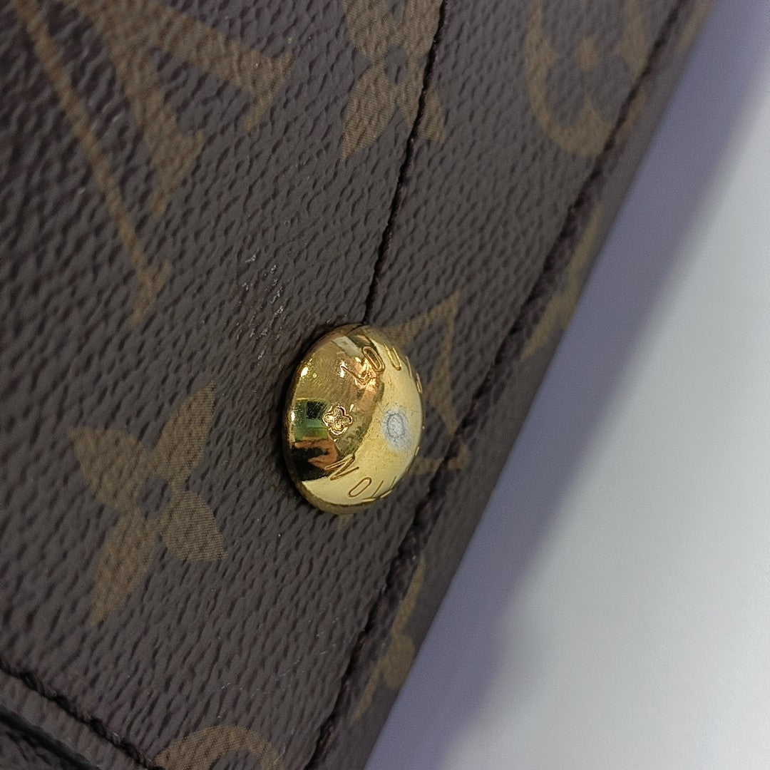 MONTAIGNE Monogram Coated Canvas Brown